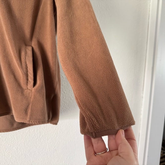 Midweight Snap Fleece Pullover Medium Brown Gorpcore Hygge 32 Degrees Heat - Picture 6 of 16
